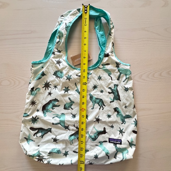 New Patagonia Shopper Tote Bag Upcycled Packable Foldable with Tags - Picture 3 of 6